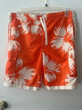 Boy's Ron Jon Swim Trunks Large L 12/14
